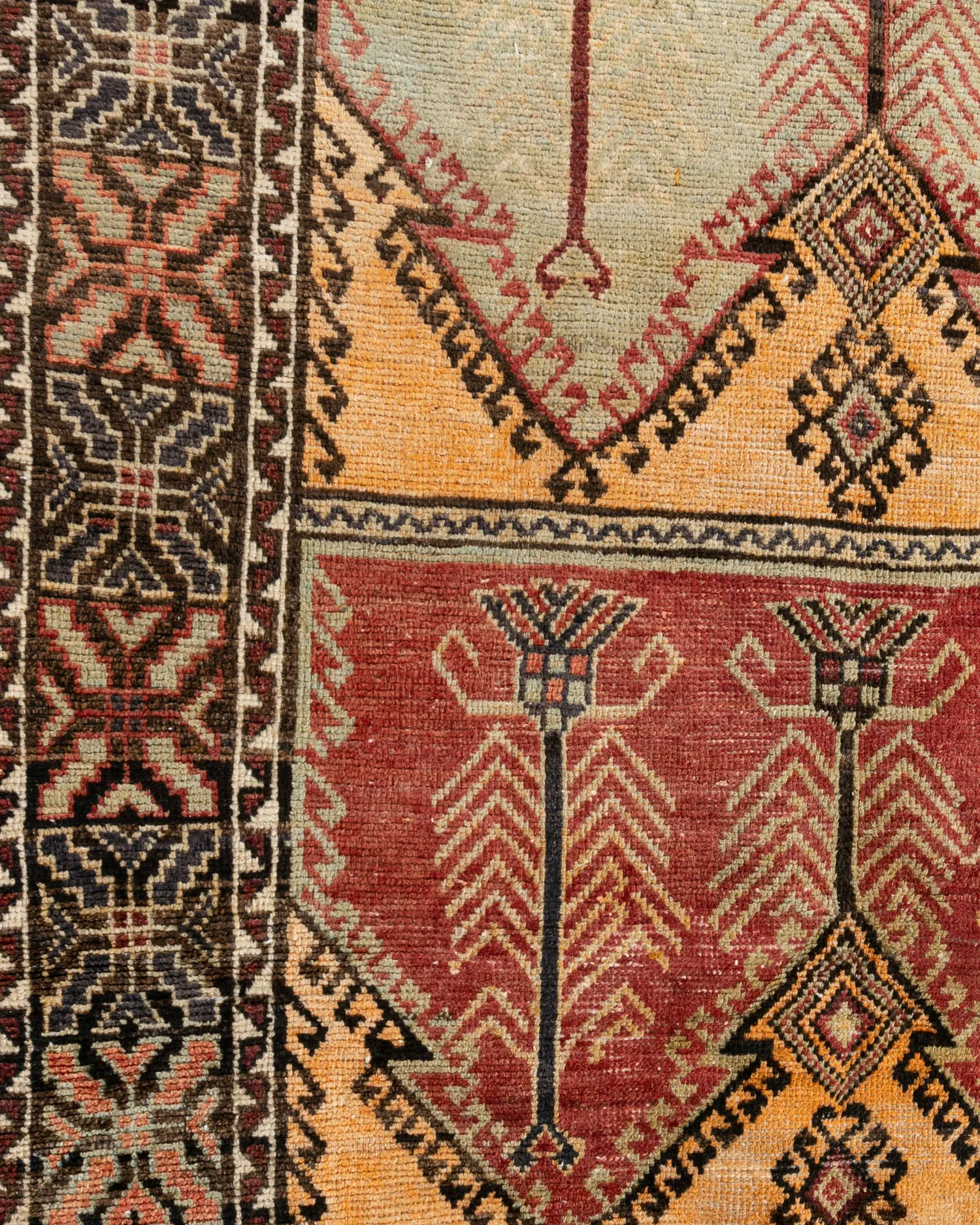 Turkish Oushak Rug 4'9 X 12'8 8 Turkish Oushak Rug 4'9 X 12'8