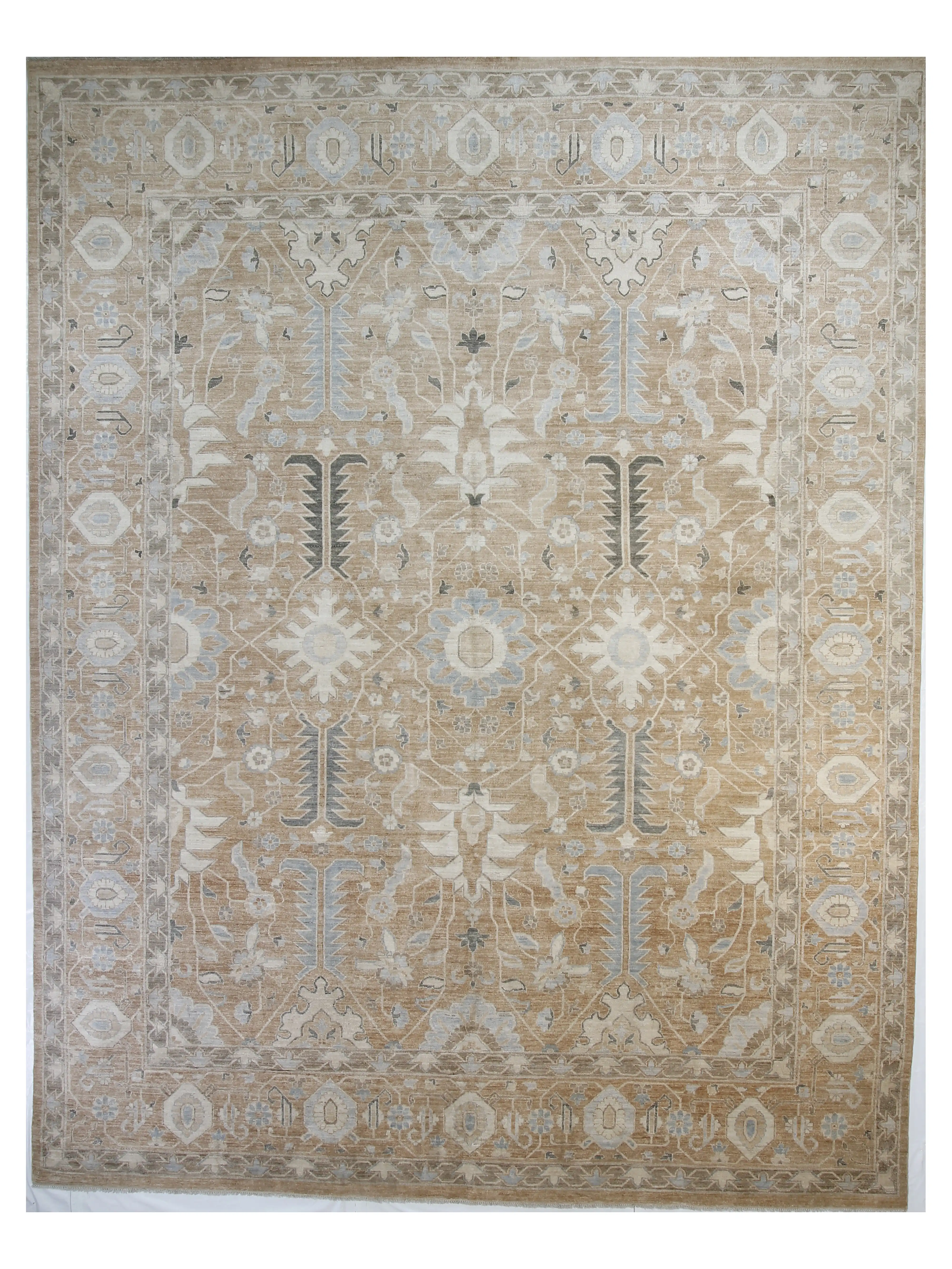 12' x 15' Oushak Rug, Mocha 1 12' x 15' Oushak Rug, Mocha
