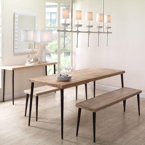 Farmhouse Dining Table, Natural 2 Farmhouse Dining Table, Natural