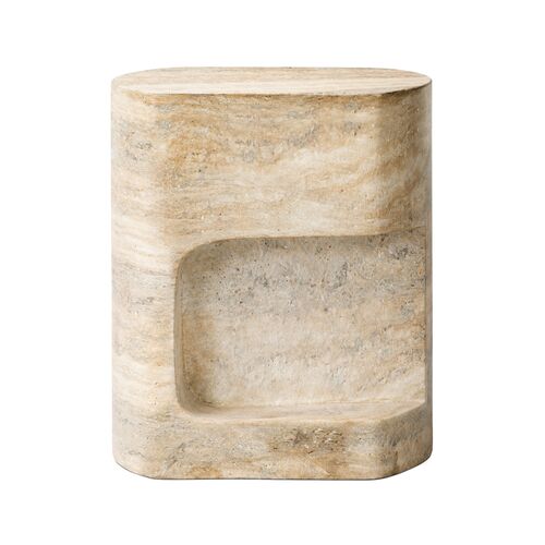 Sloane Concrete End Table, Sandy Grey 3 Sloane Concrete End Table, Sandy Grey