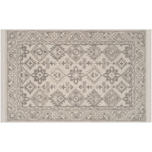 Ira Hand Tufted Rug, Light Grey 1 Ira Hand Tufted Rug, Light Grey