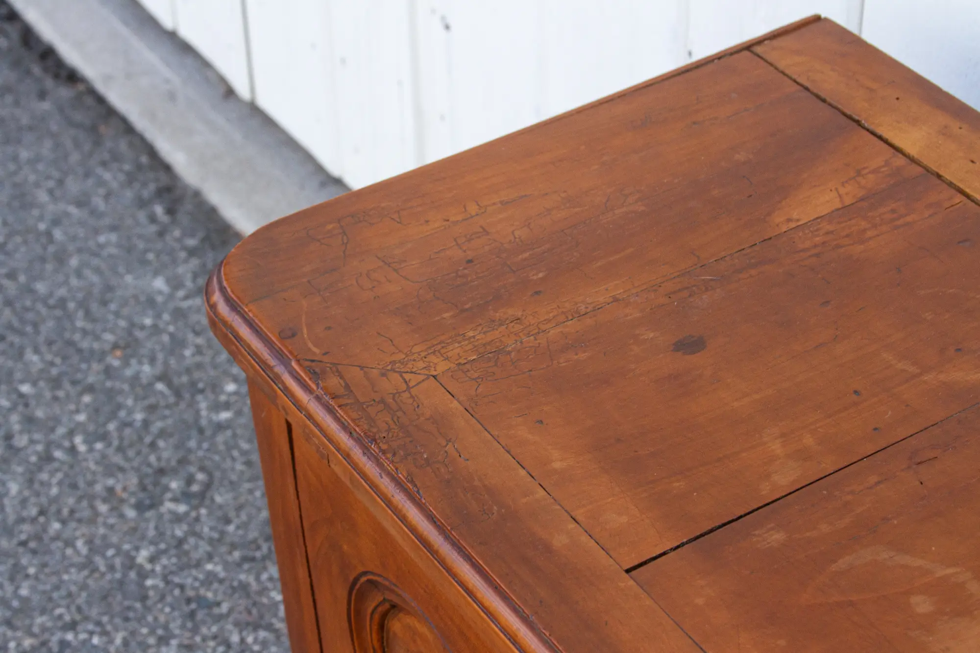 19th Century French Fruitwood Chest 5 19th Century French Fruitwood Chest