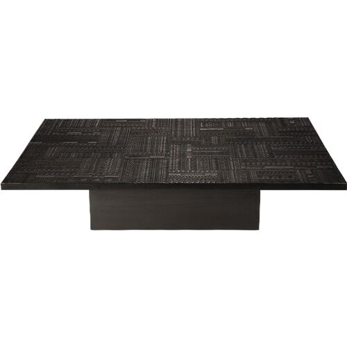 Tabwa Teak Coffee Table, Black 2 Tabwa Teak Coffee Table, Black