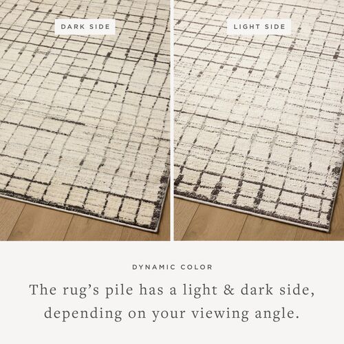 Bleecker Rug, Ivory/Charcoal 6 Bleecker Rug, Ivory/Charcoal