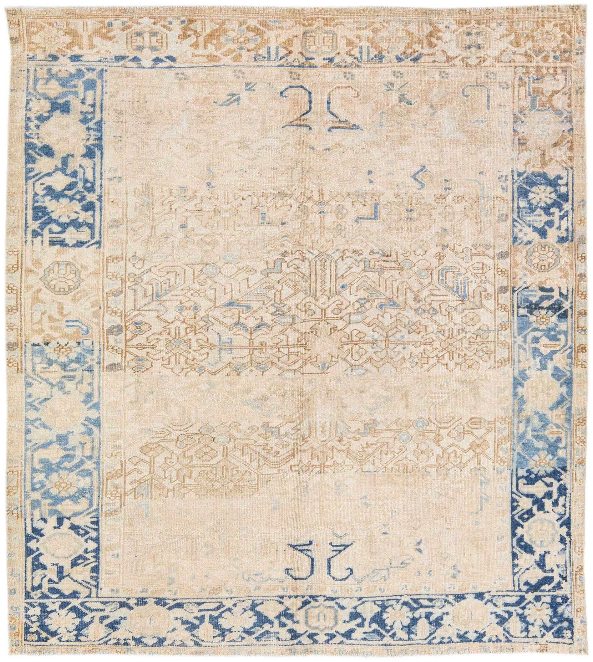 Antique Persian Heriz Rug 1 Antique Persian Heriz Rug