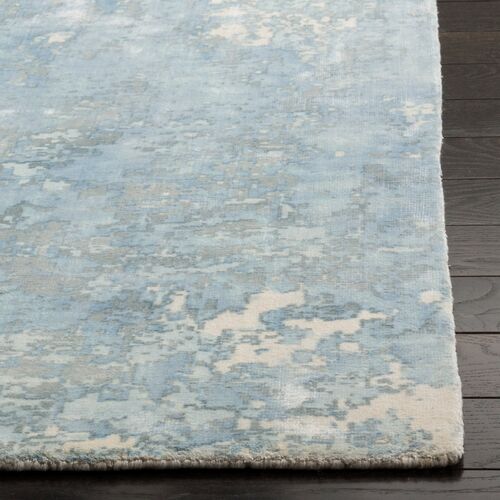 Hutton Rug, Aqua 2 Hutton Rug, Aqua