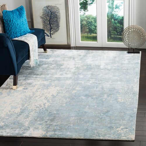 Hutton Rug, Aqua 5 Hutton Rug, Aqua