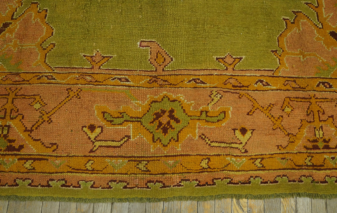 Antique Oushak Rug 4 Antique Oushak Rug