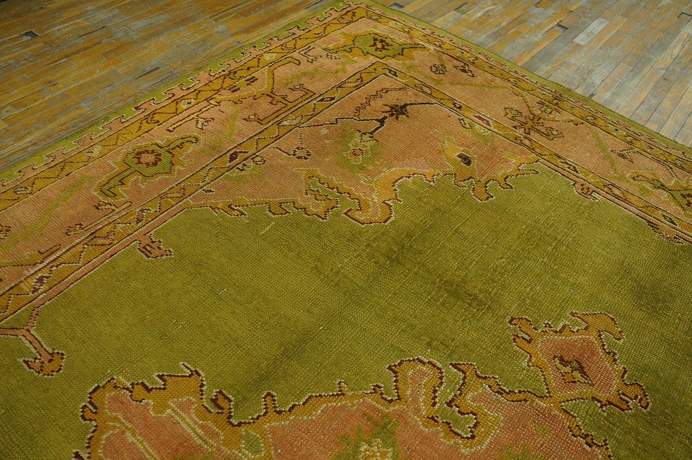 Antique Oushak Rug 7 Antique Oushak Rug
