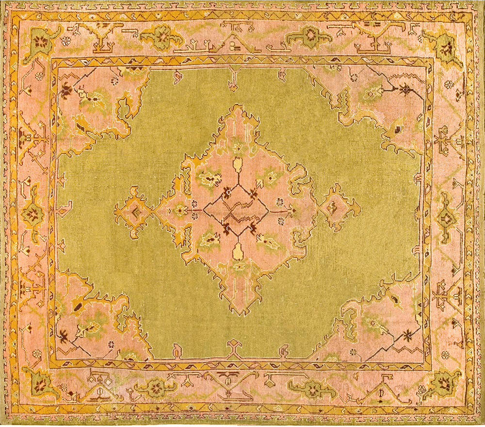 Antique Oushak Rug 8 Antique Oushak Rug