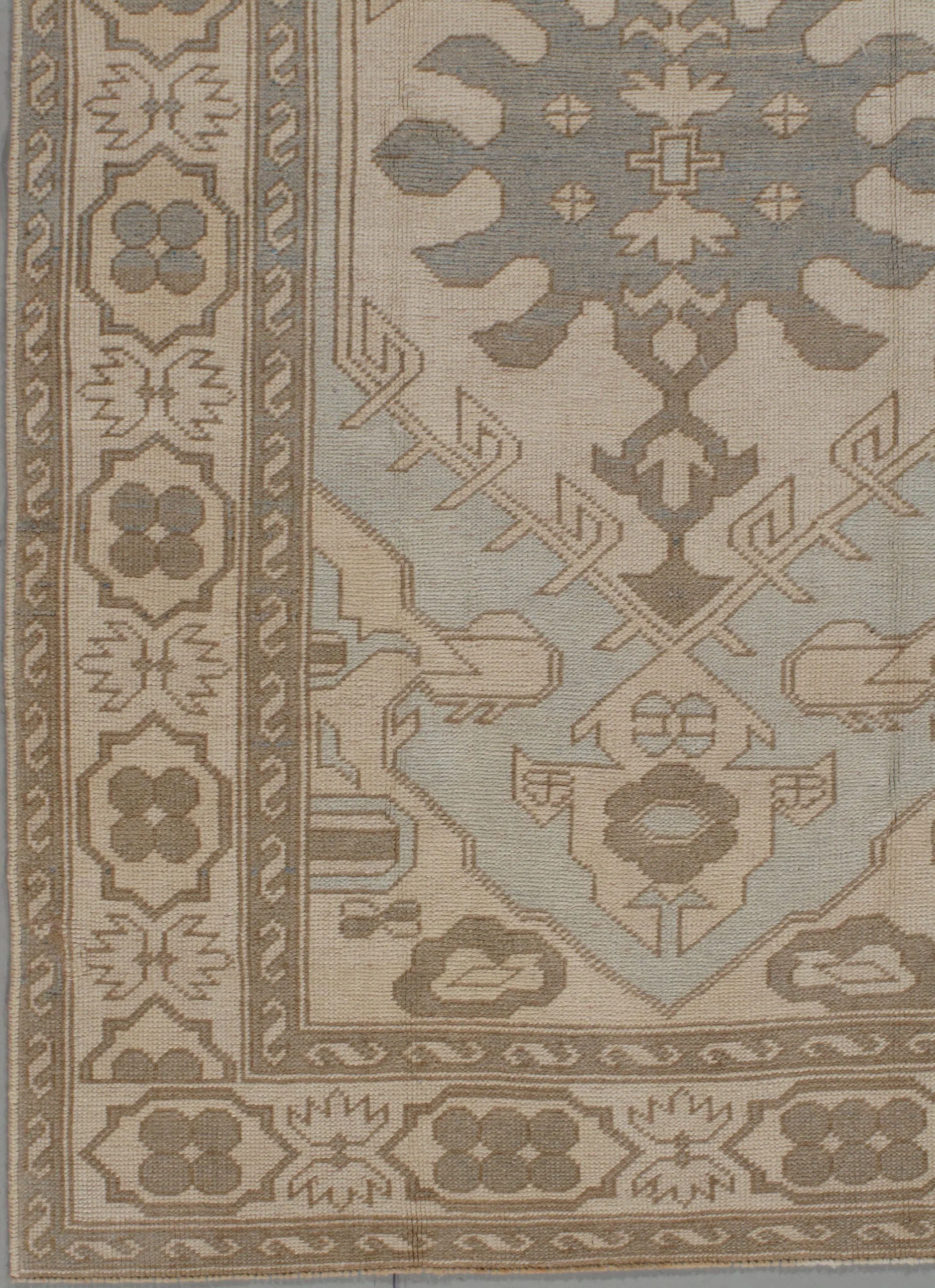 Turkish Oushak Rug 4'5" X 7'4" 2 Turkish Oushak Rug 4'5" X 7'4"