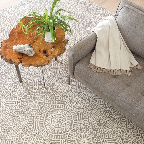 Temple Hand Hooked Wool Rug 3 Temple Hand Hooked Wool Rug