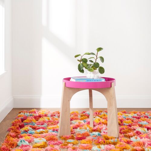 Party On Hand Knotted Wool Rug, Multi 3 Party On Hand Knotted Wool Rug, Multi