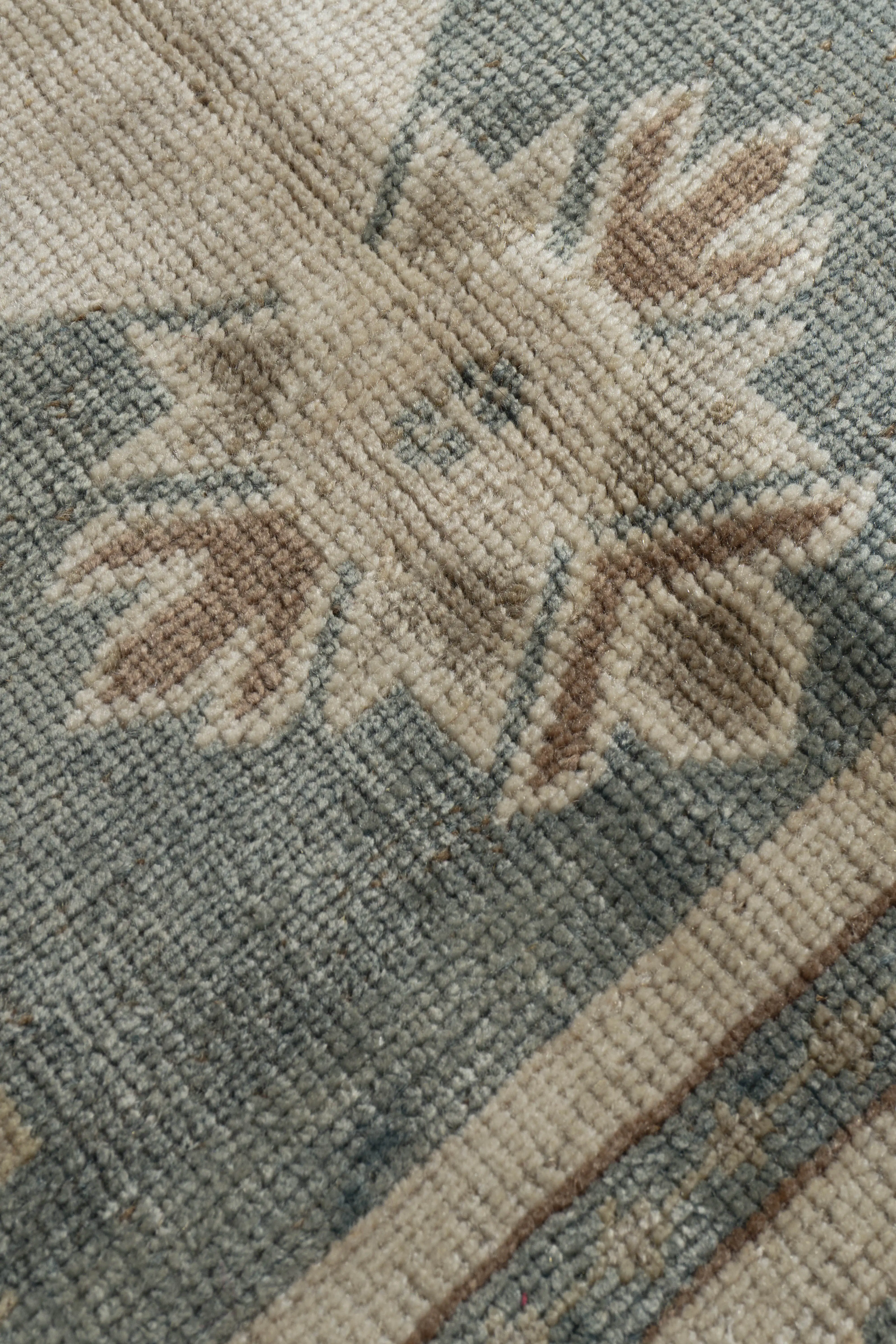 Oushak Hand Knotted Wool Rug 5'7 X 10'2 12 Oushak Hand Knotted Wool Rug 5'7 X 10'2