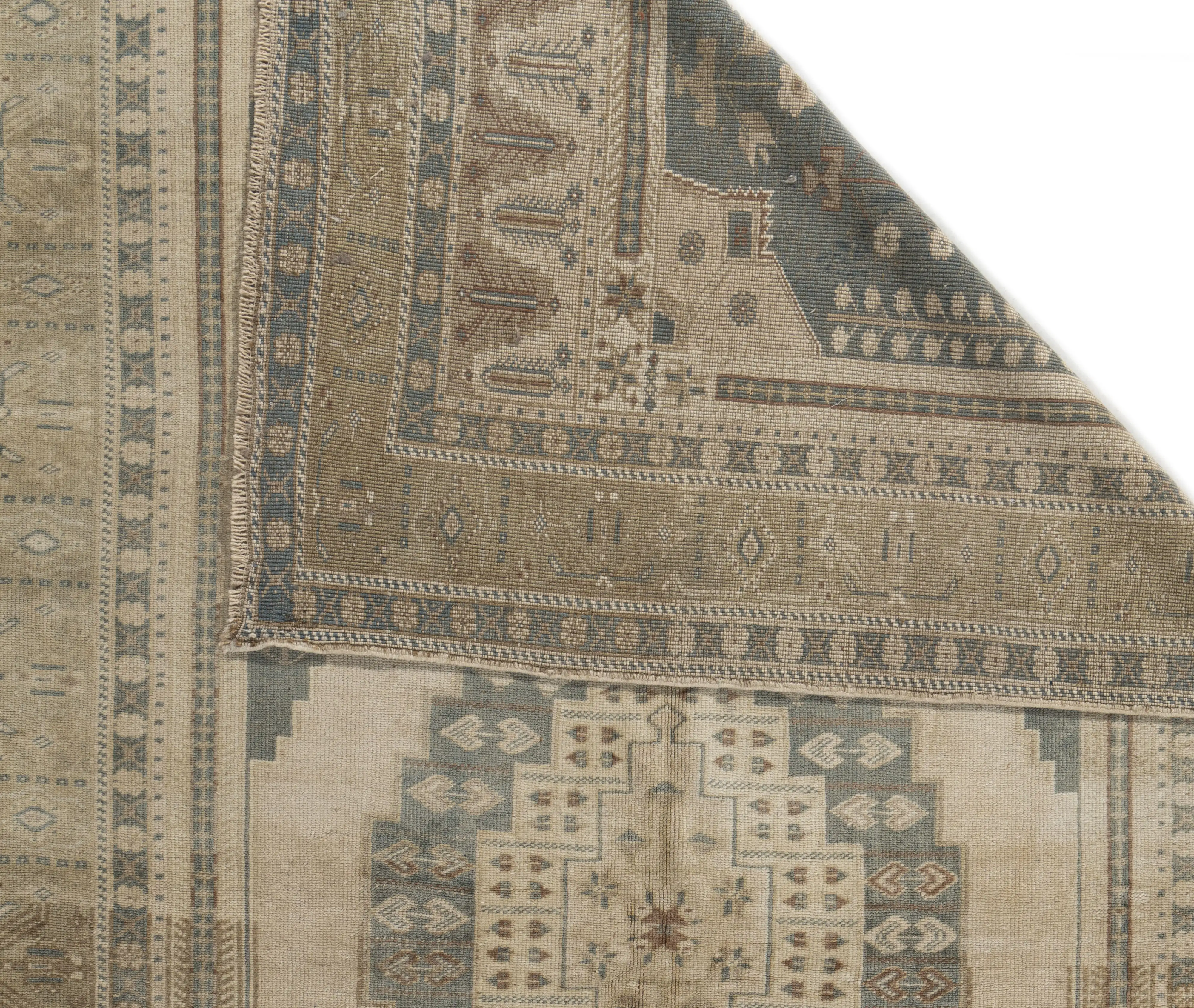 Oushak Hand Knotted Wool Rug 5'7 X 10'2 8 Oushak Hand Knotted Wool Rug 5'7 X 10'2