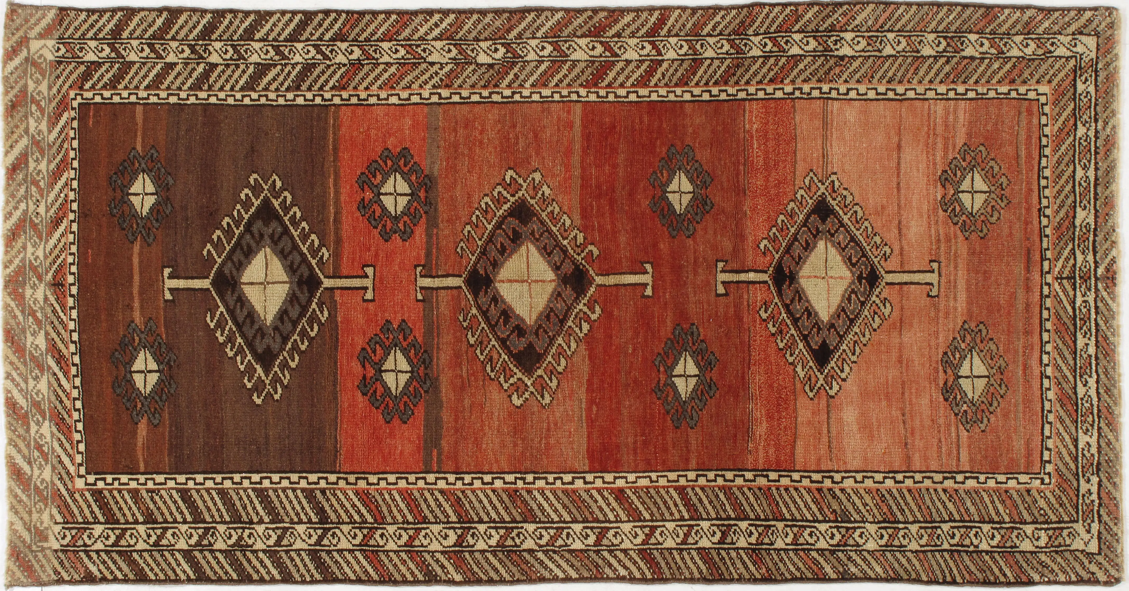 Turkish Oushak Rug 3'3 X 6'3 1 Turkish Oushak Rug 3'3 X 6'3