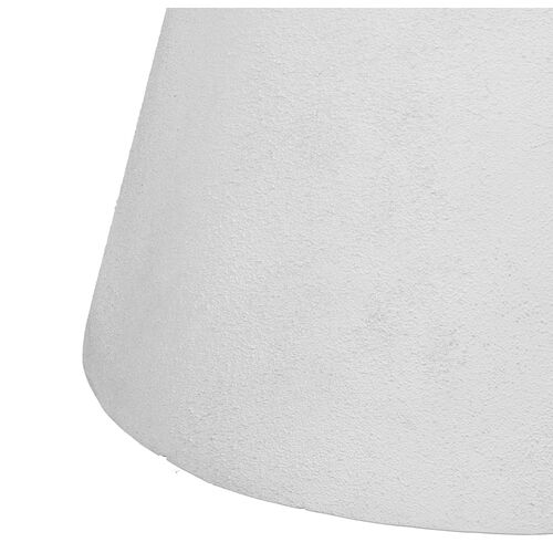 Kenzi 42" Round Dining Table, White 4 Kenzi 42" Round Dining Table, White