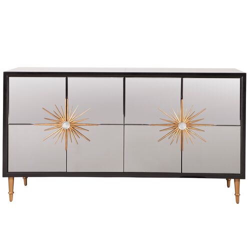 Geneva Server/Sideboard, Smoked Mirror/Black 2 Geneva Server/Sideboard, Smoked Mirror/Black