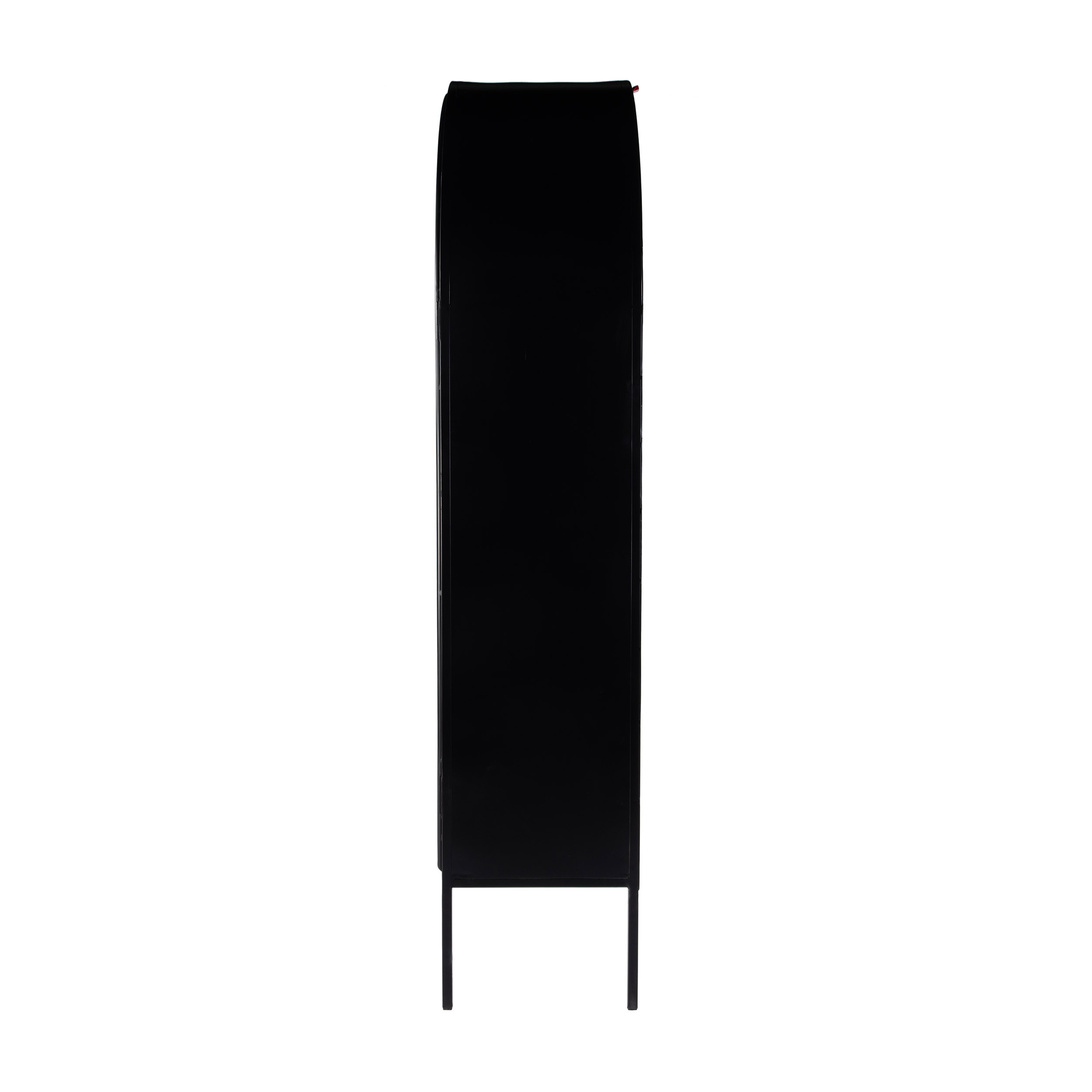 Soren Arched 2-Door Storage Cabinet, Black 3 Soren Arched 2-Door Storage Cabinet, Black