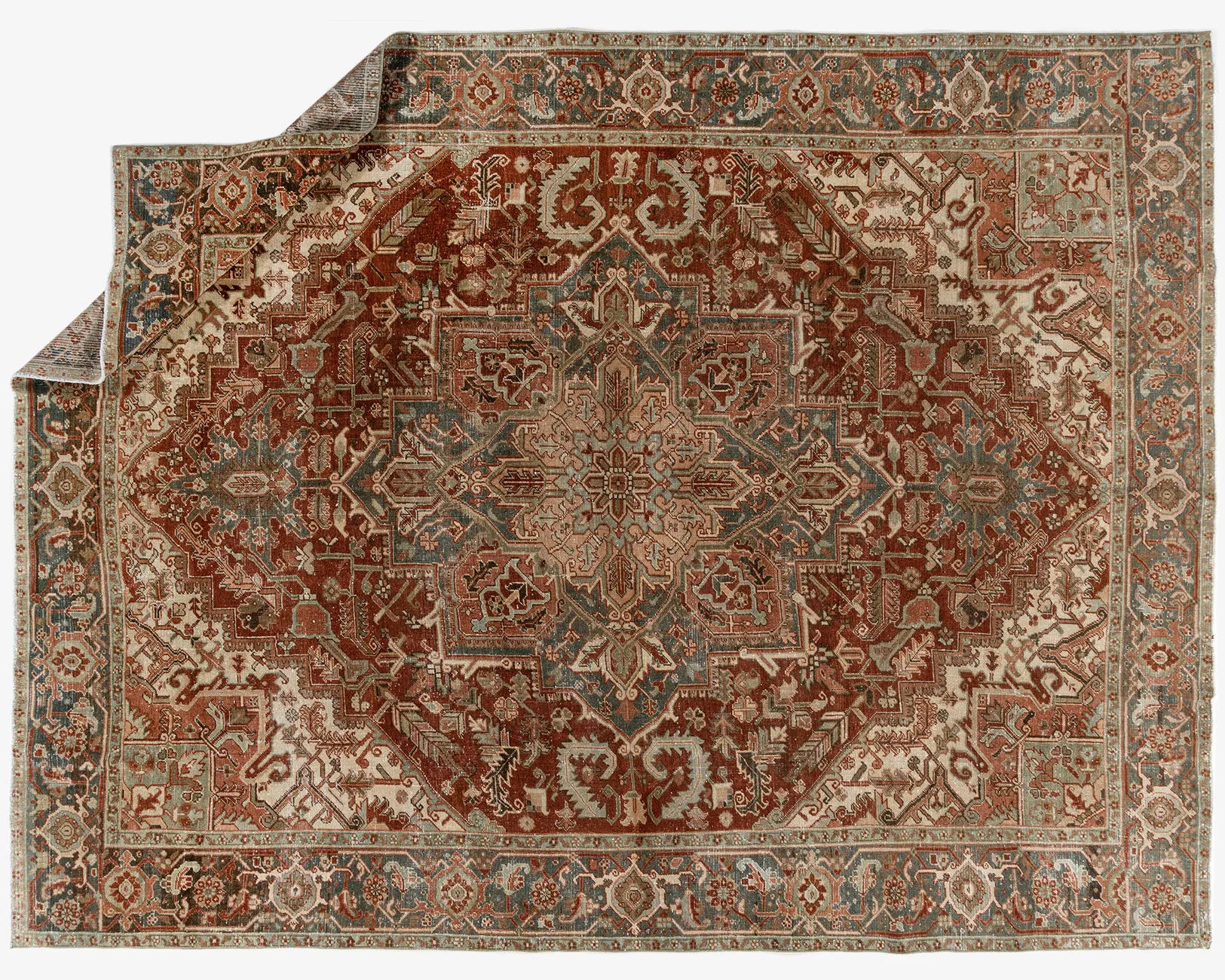 Persian Heriz Rug 8'5 X 11' 1 Persian Heriz Rug 8'5 X 11'