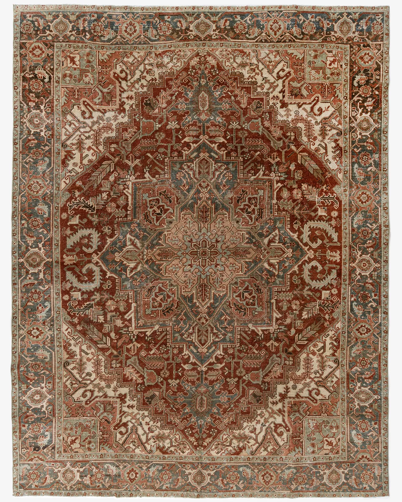 Persian Heriz Rug 8'5 X 11' 2 Persian Heriz Rug 8'5 X 11'