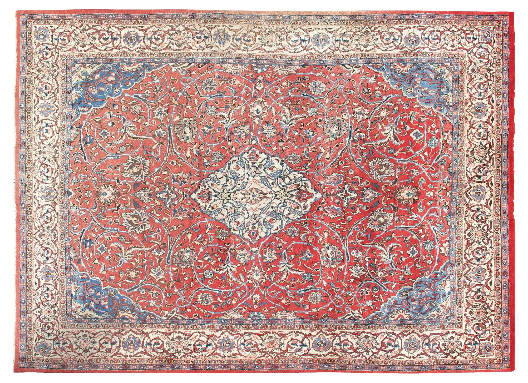 Persian Sarouk Rug, 8' x 11' 1 Persian Sarouk Rug, 8' x 11'