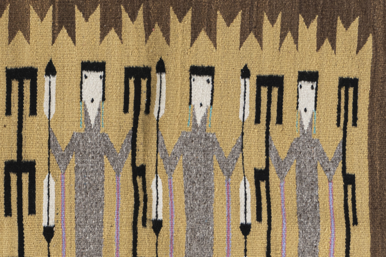 Yei Navajo Rug 3' X 4'2 3 Yei Navajo Rug 3' X 4'2