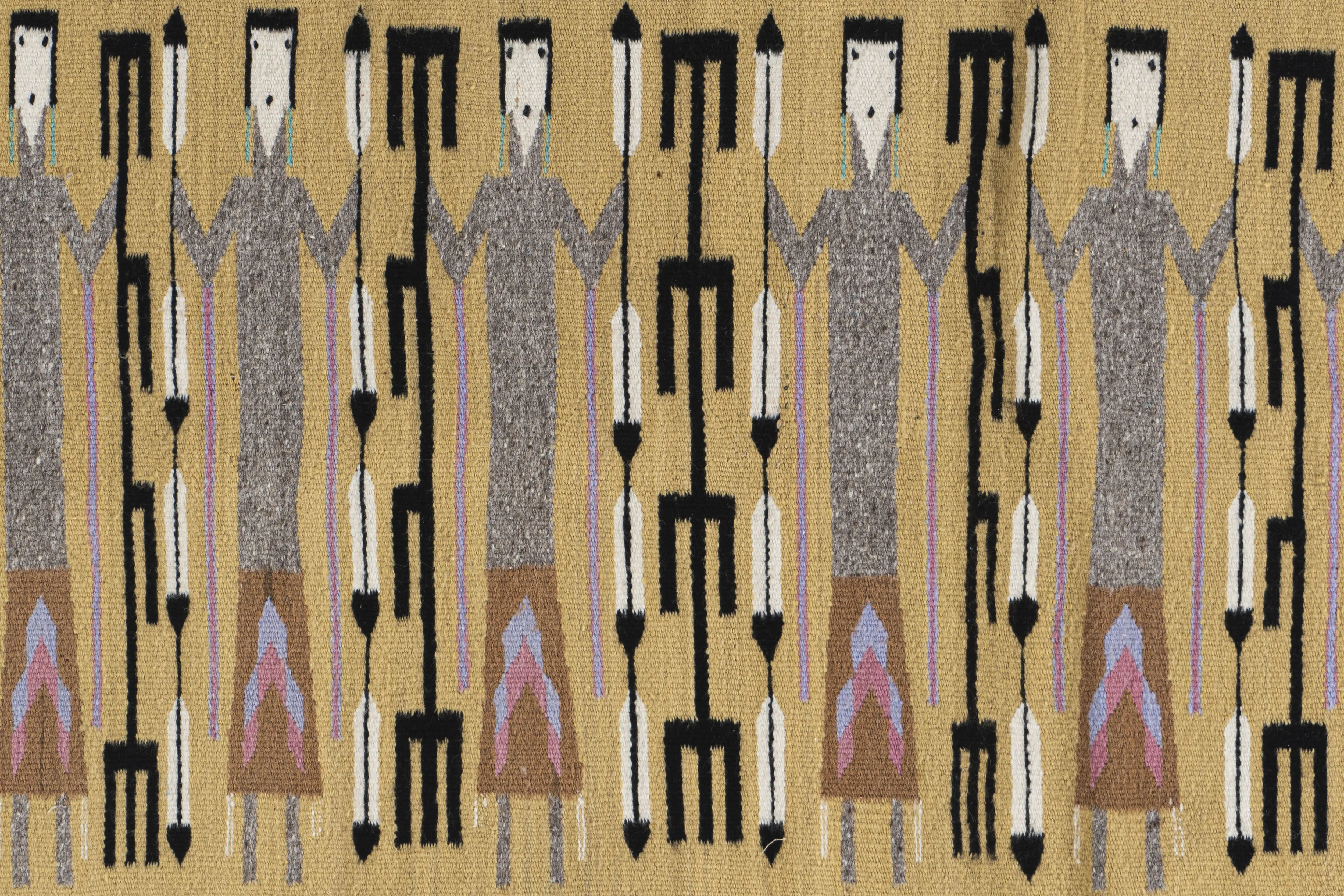 Yei Navajo Rug 3' X 4'2 6 Yei Navajo Rug 3' X 4'2