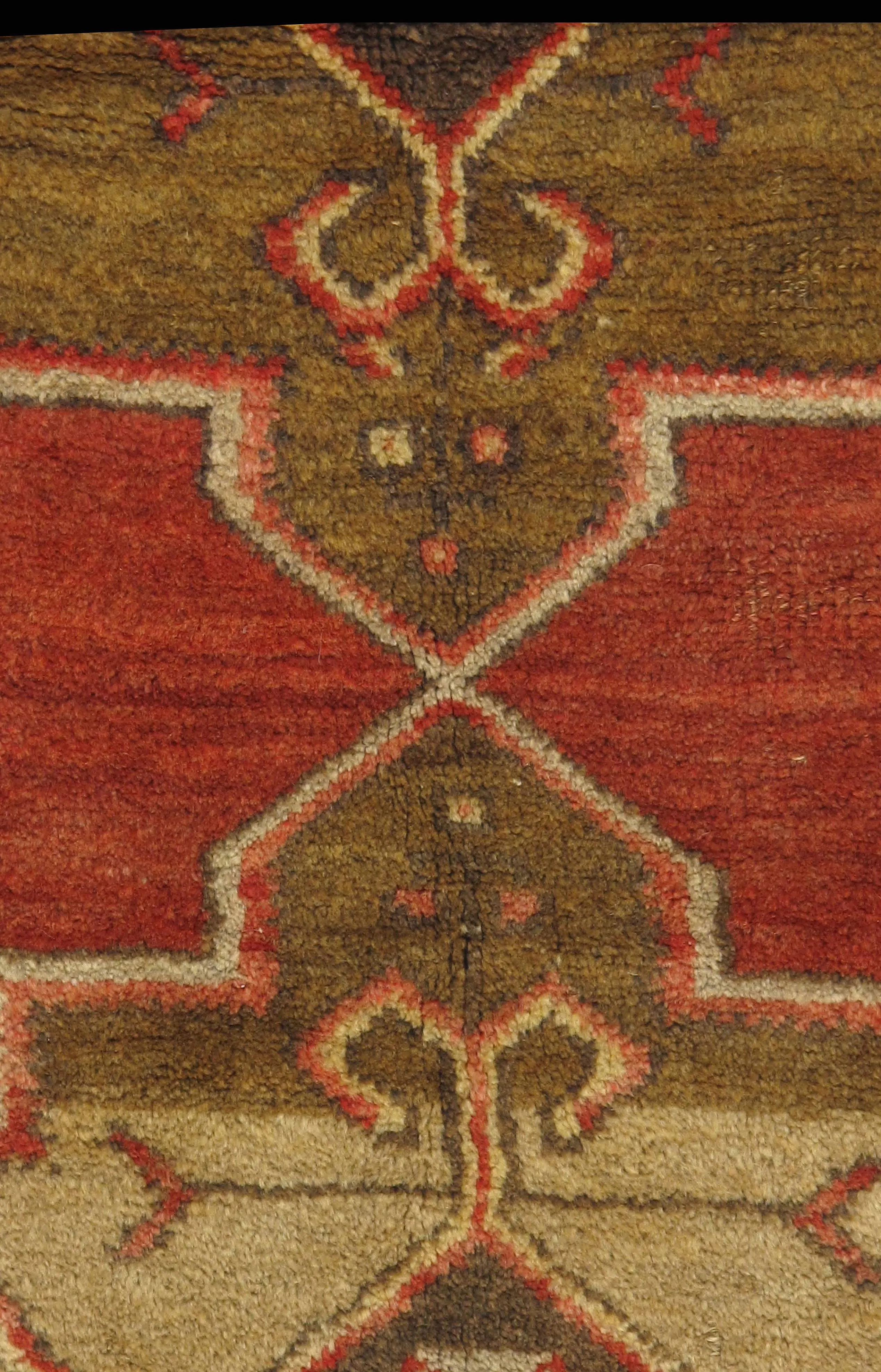 Turkish Oushak Hand-Knotted 4'5" X 6'4 2 Turkish Oushak Hand-Knotted 4'5" X 6'4