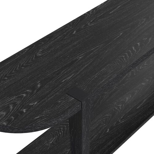 Everett 64" Console Table, Black Wash 4 Everett 64" Console Table, Black Wash