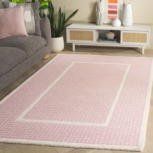 Sammy Hand Tufted Rug, Pink 2 Sammy Hand Tufted Rug, Pink