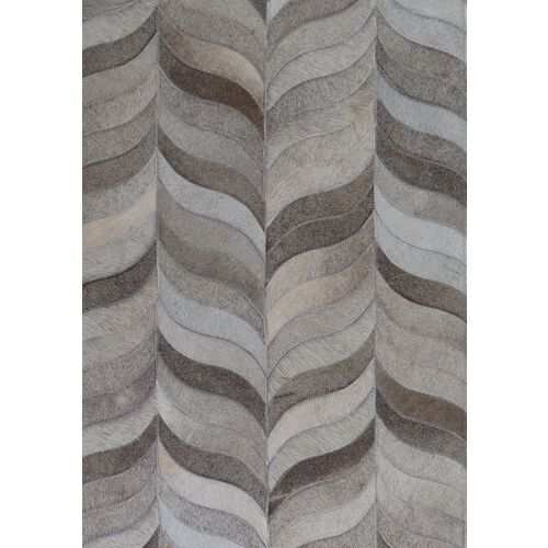Forman Hide Rug, Silver/Gray 2 Forman Hide Rug, Silver/Gray