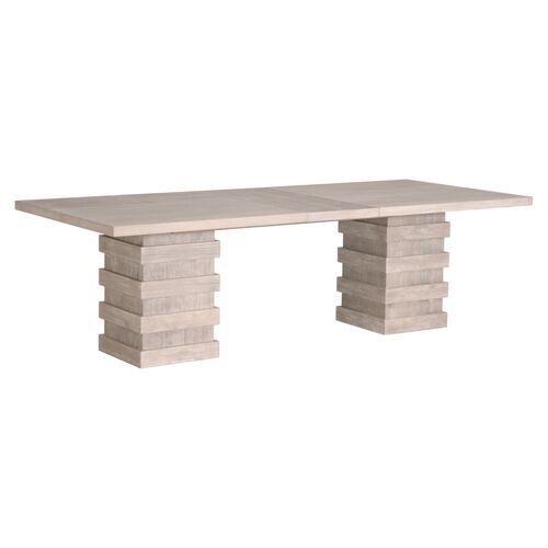 Irvine Extension Dining Table, Natural Gray 1 Irvine Extension Dining Table, Natural Gray