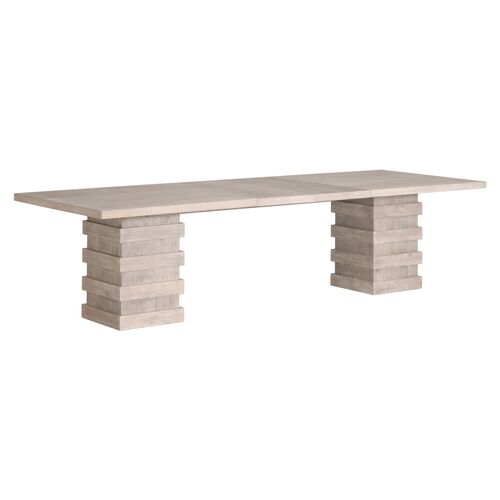 Irvine Extension Dining Table, Natural Gray 2 Irvine Extension Dining Table, Natural Gray