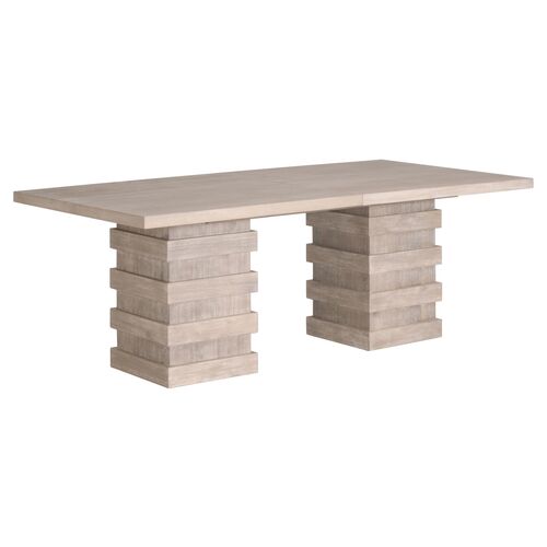 Irvine Extension Dining Table, Natural Gray 4 Irvine Extension Dining Table, Natural Gray