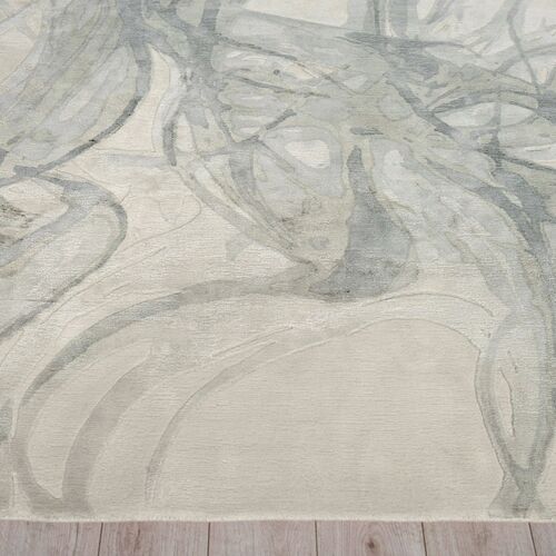 Looma Hand Knotted Rug, Gray 3 Looma Hand Knotted Rug, Gray