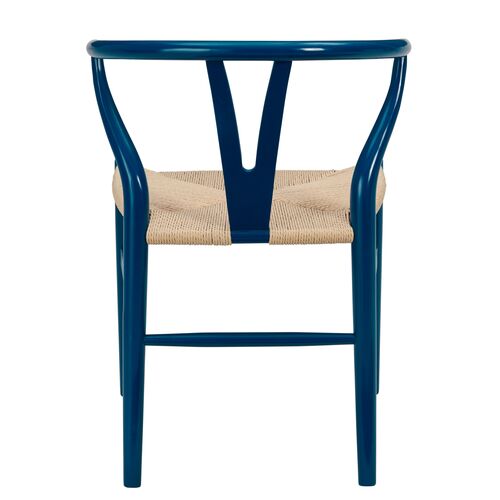 S/2 Nina Side Chairs, Midnight Blue 6 S/2 Nina Side Chairs, Midnight Blue
