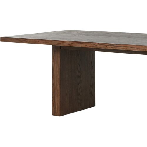 Hank Dining Table, Umber Oak 2 Hank Dining Table, Umber Oak