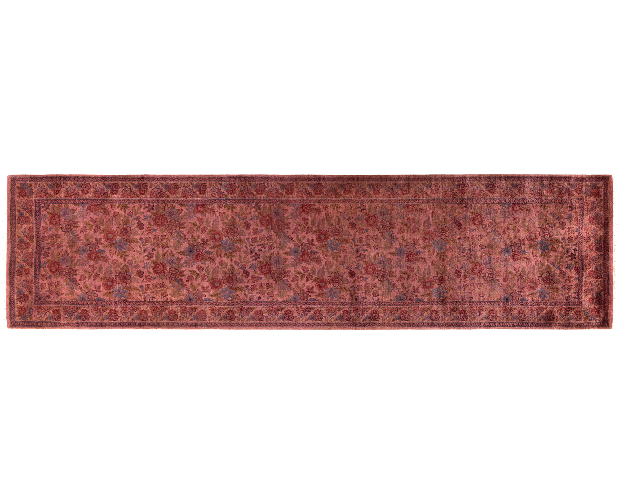 One-of-a-Kind Hand-Knotted Pink Rug, 2'7" x 10'2" 1 One-of-a-Kind Hand-Knotted Pink Rug, 2'7" x 10'2"