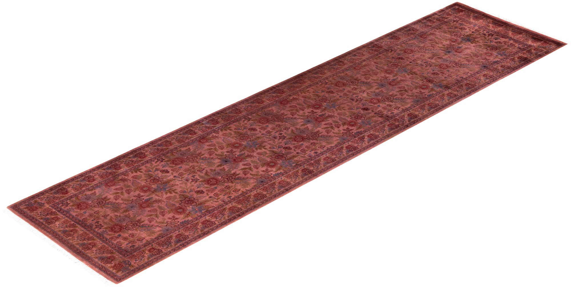One-of-a-Kind Hand-Knotted Pink Rug, 2'7" x 10'2" 8 One-of-a-Kind Hand-Knotted Pink Rug, 2'7" x 10'2"