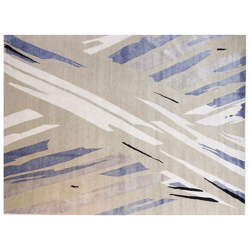 Wind Rug, 9x12, Blue 1 Wind Rug, 9x12, Blue