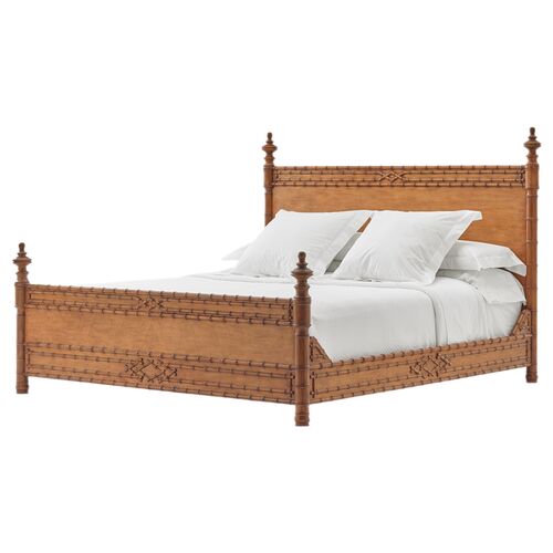 Bamboo Bed, Birdseye Maple 1 Bamboo Bed, Birdseye Maple