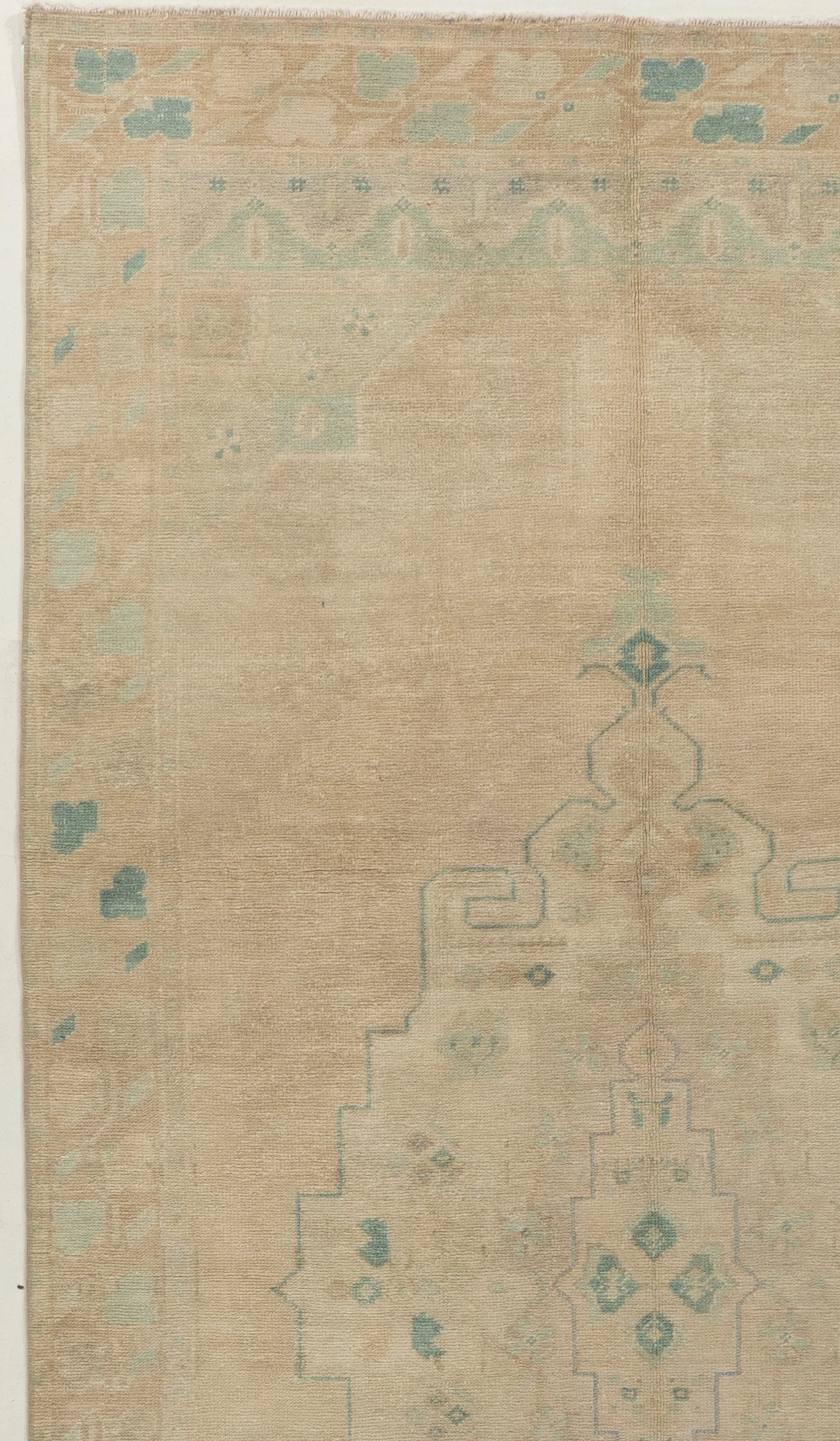 Turkish Oushak Rug 4'8 X 9'5 9 Turkish Oushak Rug 4'8 X 9'5