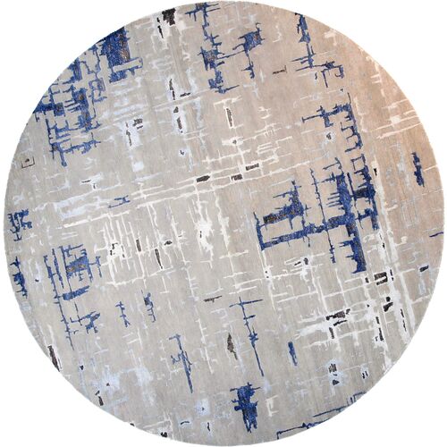 8'x8' Diamond Rug, Light Gray 1 8'x8' Diamond Rug, Light Gray