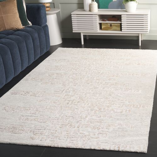 Tabitha Hand Tufted Rug, Rust/Grey 2 Tabitha Hand Tufted Rug, Rust/Grey