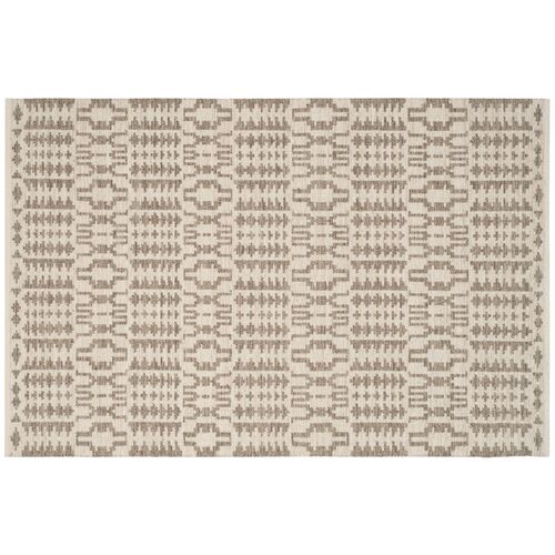 Adele Hand Woven Rug, Ivory/Grey 1 Adele Hand Woven Rug, Ivory/Grey
