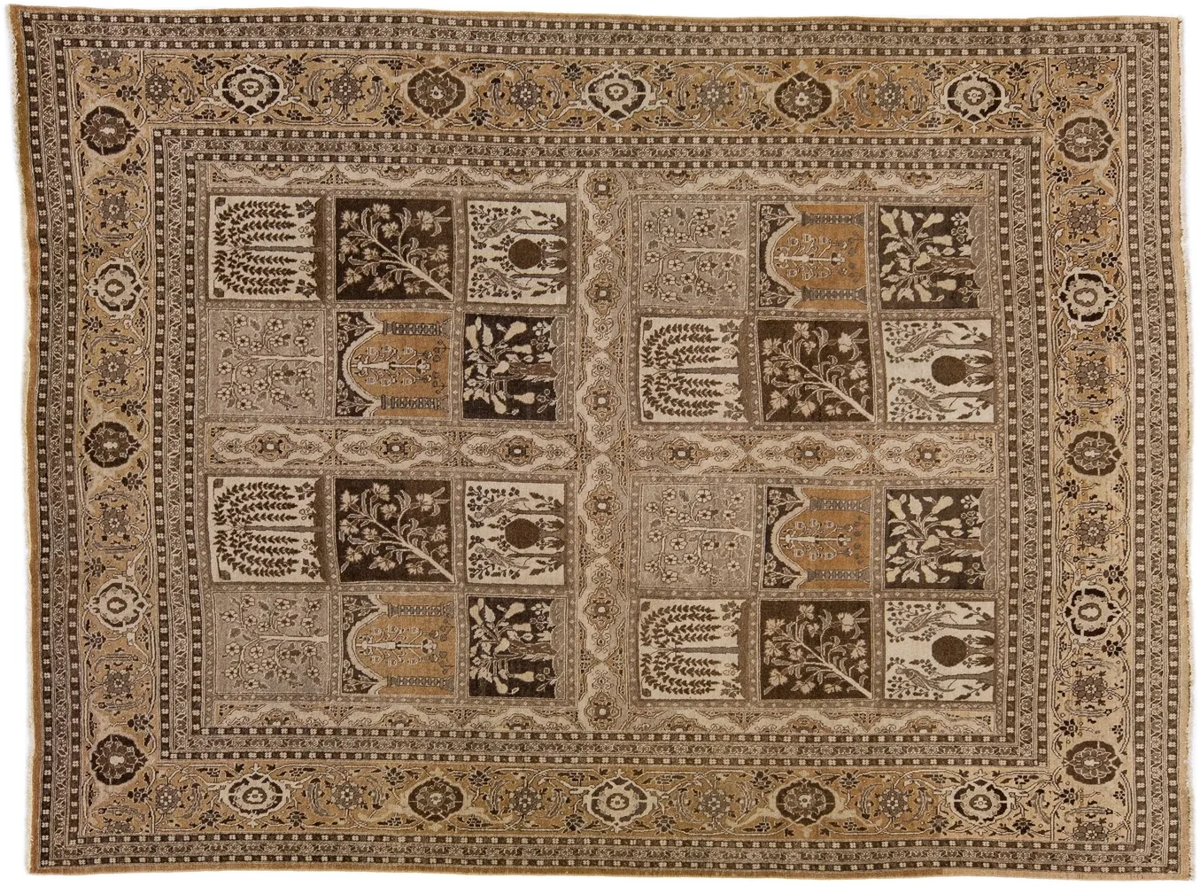 Antique Persian Tabriz Rug 1 Antique Persian Tabriz Rug