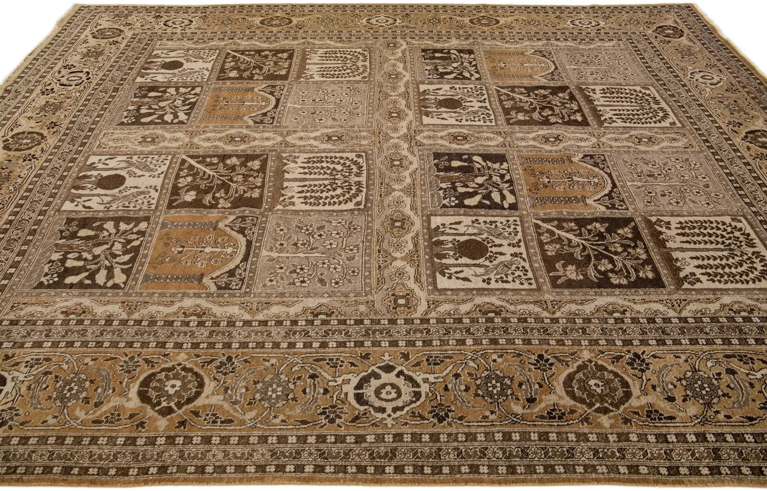 Antique Persian Tabriz Rug 4 Antique Persian Tabriz Rug