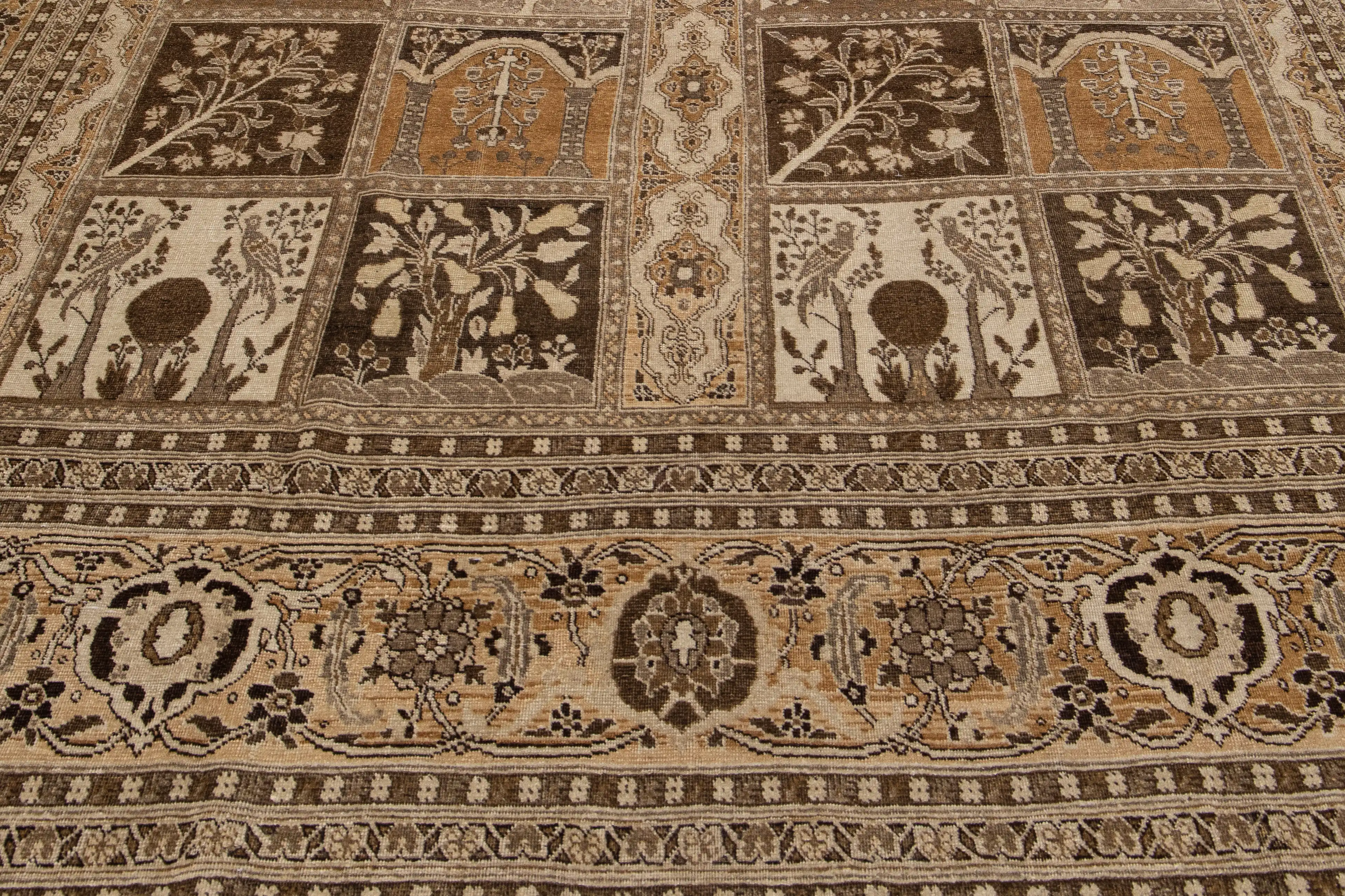 Antique Persian Tabriz Rug 8 Antique Persian Tabriz Rug