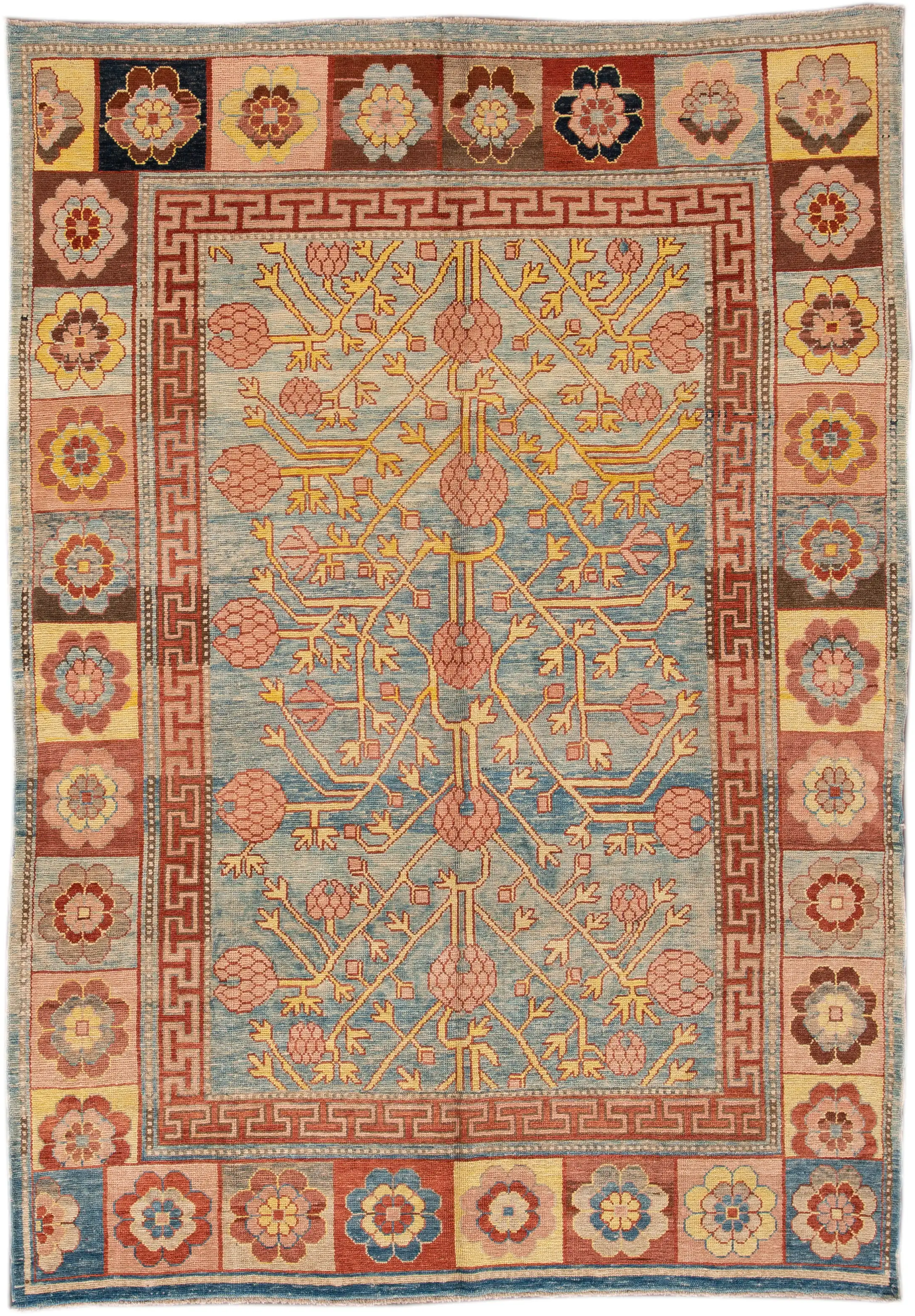 Vintage Persian Khotan Rug 1 Vintage Persian Khotan Rug